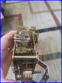 Vintage Bulova Tempus Fugit Mantel Clock Westminster Chimes Working