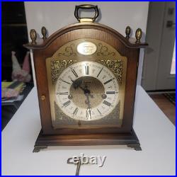 Vintage Bulova Tempus Fugit Mantel Clock Westminster Works. Beautiful