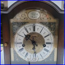 Vintage Bulova Tempus Fugit Mantel Clock Westminster Works. Beautiful