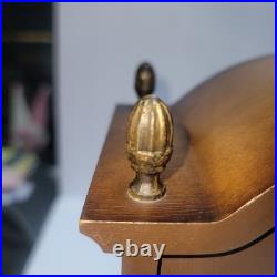 Vintage Bulova Tempus Fugit Mantel Clock Westminster Works. Beautiful