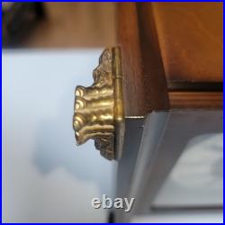 Vintage Bulova Tempus Fugit Mantel Clock Westminster Works. Beautiful
