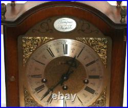 Vintage Bulova Tempus Fugit Mantel Clock w Westminster Chime