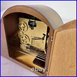 Vintage Bulova Tradition Mantel Clock 340-020 West Germany Westminster Working