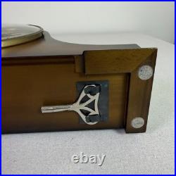 Vintage Bulova Tradition Mantel Clock 340-020 West Germany Westminster Working