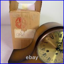 Vintage Bulova Tradition Mantel Clock 340-020 West Germany Westminster Working