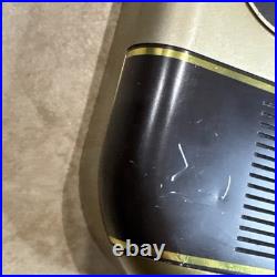 Vintage Citizen Japan Wall Clock Wood Grain Westminster Chime Mcm Working