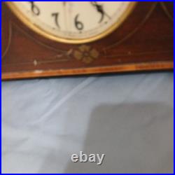 Vintage Clock Wood Case Decorative Antique Telechron Motored Westminster Chime