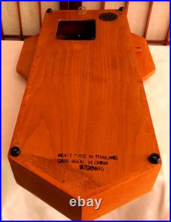 Vintage D&a Quartz Wooden Westminster Chime Pendulum Wall Clock 9908wps