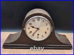 Vintage DRP Mahogany Napoleon Westminster Chiming Clock Used Working