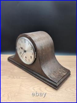 Vintage DRP Mahogany Napoleon Westminster Chiming Clock Used Working