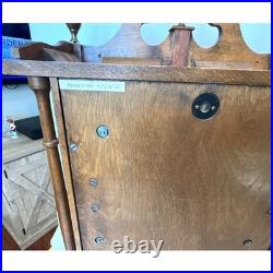 Vintage Daneker Pillar and Scroll Mantel Clock 8 day Westminster chime