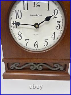 Vintage Dual Chiming Mantel Clock Howard Miller Model 630-173 Tested & Working