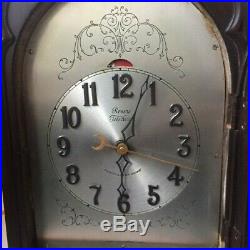 Vintage Electric Telechron Revere Westminster chime clock Arched top. WithO