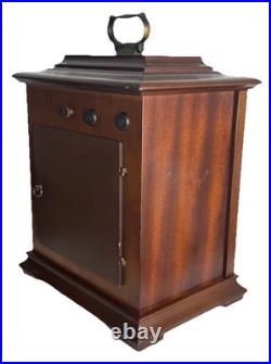 Vintage Elgin Chime Mantel Bracket Clock Made in Germany Fully Serviced