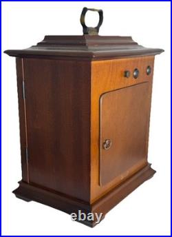 Vintage Elgin Chime Mantel Bracket Clock Made in Germany Fully Serviced