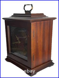 Vintage Elgin Chime Mantel Bracket Clock Made in Germany Fully Serviced