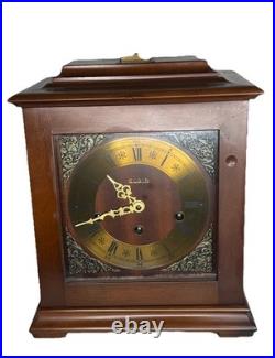 Vintage Elgin Chime Mantel Bracket Clock Made in Germany Fully Serviced