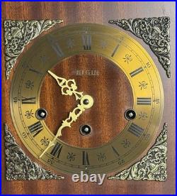 Vintage Elgin Chime Mantel Bracket Clock Made in Germany Fully Serviced