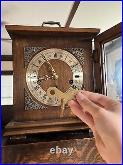 Vintage Elgin Welby Westminster Chime Mantel Clock Made in Germany-350-060