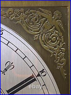 Vintage Elgin Westminster Chime Pendulum Wall Clock Rare Miniature Grandfather