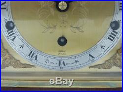 Vintage Elliott 8 Day Mantle Clock With Westminster and Whittington Chimes