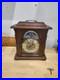 Vintage Emperor Moon Phase Walnut Mantel Clock