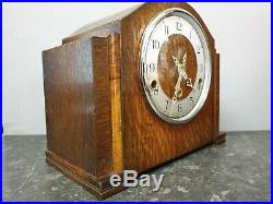 Vintage Enfield Retro Style 8 Day Westminster Chiming Mantle Clock