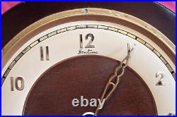 Vintage English'Bentima' 8-Day Mantel Clock with Westminster Chimes