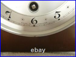 Vintage English Bentima Westminster Chime Mantel Clock with Perivale Movement