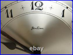 Vintage English Bentima Westminster Chime Mantel Clock with Perivale Movement