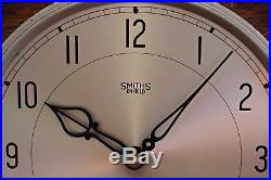 Vintage English'Smiths Enfield' 8-Day Mantel Clock with Westminster Chimes