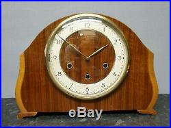 Vintage Ercol Style 8 Day Westminster Chiming Mantle Clock