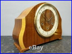 Vintage Ercol Style 8 Day Westminster Chiming Mantle Clock