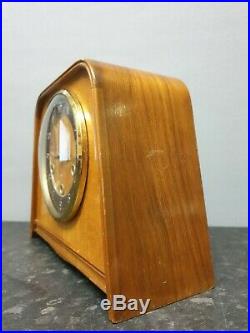 Vintage Ercol Style 8 Day Westminster Chiming Mantle Clock