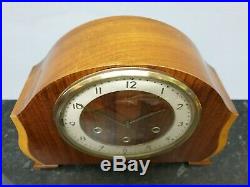 Vintage Ercol Style 8 Day Westminster Chiming Mantle Clock