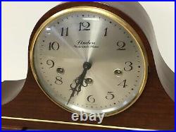 Vintage Estate Linden Westminster Chime 8 Day Wind Mantel Clock West Germany