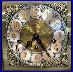 Vintage Franz Hermle 2 Jewel Mantel Clock 1050-020 Westminster Germany