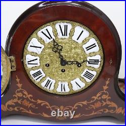 Vintage Franz Hermle 340-020A 2 Jewels Clock W Key