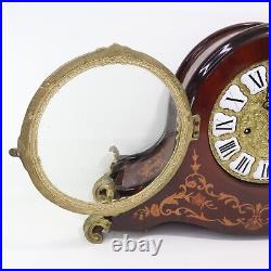 Vintage Franz Hermle 340-020A 2 Jewels Clock W Key