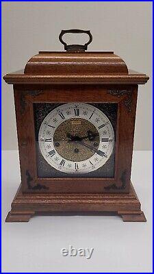 Vintage Franz Hermle 340-020A 2 Jewels Unadjusted Clock W Key Made In Germany