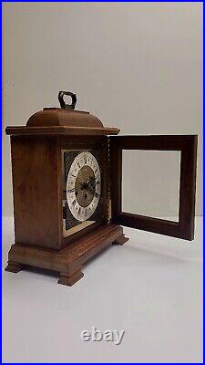 Vintage Franz Hermle 340-020A 2 Jewels Unadjusted Clock W Key Made In Germany