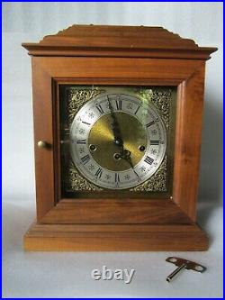 Vintage Franz Hermle German Westminster Chimes Mantel Bracket Clock 340-020