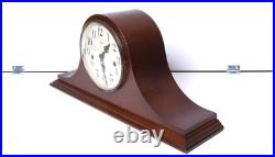Vintage Franz Hermle Sligh German Mantle Chime Clock 20 Large Walnut Wood