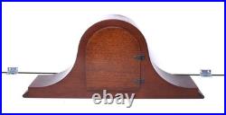 Vintage Franz Hermle Sligh German Mantle Chime Clock 20 Large Walnut Wood