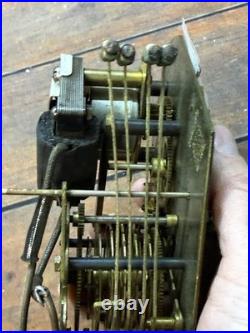 Vintage GE Westminster Chime Clock Movement Model 414 Brass Works
