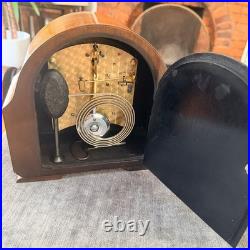 Vintage Garrard English Gong Striking Mantel Clock c1950s Serviced Art Deco Vintage Garrard English Gong Striking Mantel Clock c1950s Serviced Art Deco