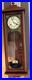 Vintage German Box Wall Clock Triple Chime Westminster