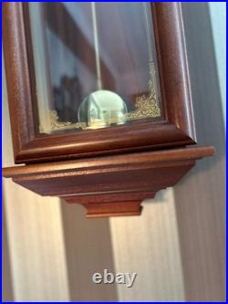 Vintage German Box Wall Clock Triple Chime Westminster Vintage German Box Wall Clock Triple Chime Westminster