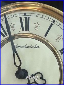 Vintage German Box Wall Clock Triple Chime Westminster
