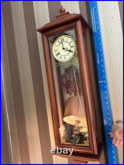Vintage German Box Wall Clock Triple Chime Westminster Vintage German Box Wall Clock Triple Chime Westminster